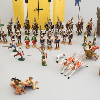 SAMLING TENNSOLDATER, 45 delar , troligen George Heyde, Dresden, Tyskland, 1900-talets början.
