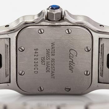 Cartier, Santos, armbandsur, 23,5 mm.