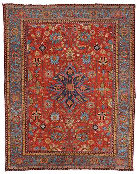 287. A carpet, an antique/semi-antique Heriz, ca 352 x 275 cm.