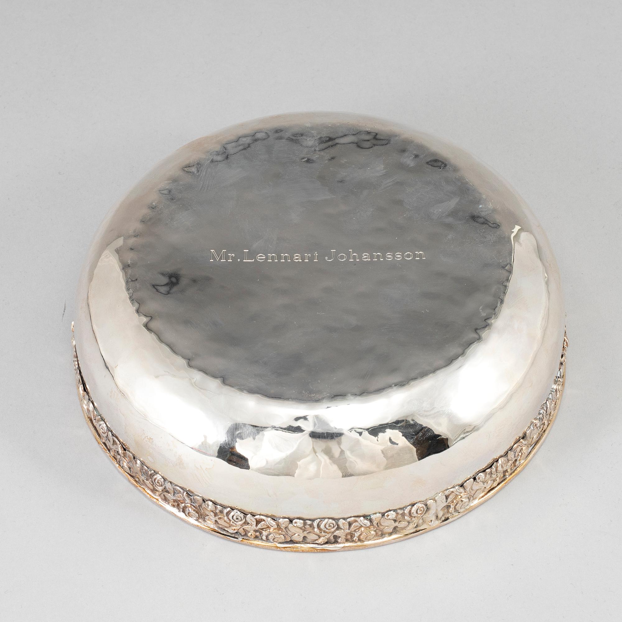 SKÅL, silver 800. 1900-talets andra hälft.