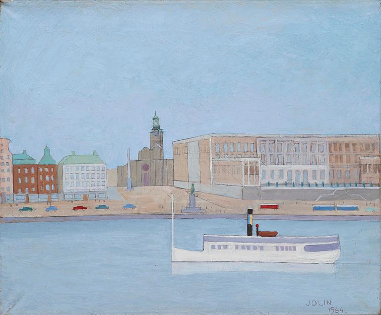 Einar Jolin, View towards Gamla Stan, Stockholm.