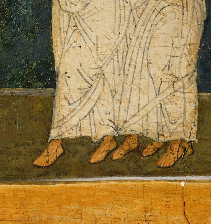 Ikon, "Alla heligas sabbat", Novgorodskolan ca 1500.