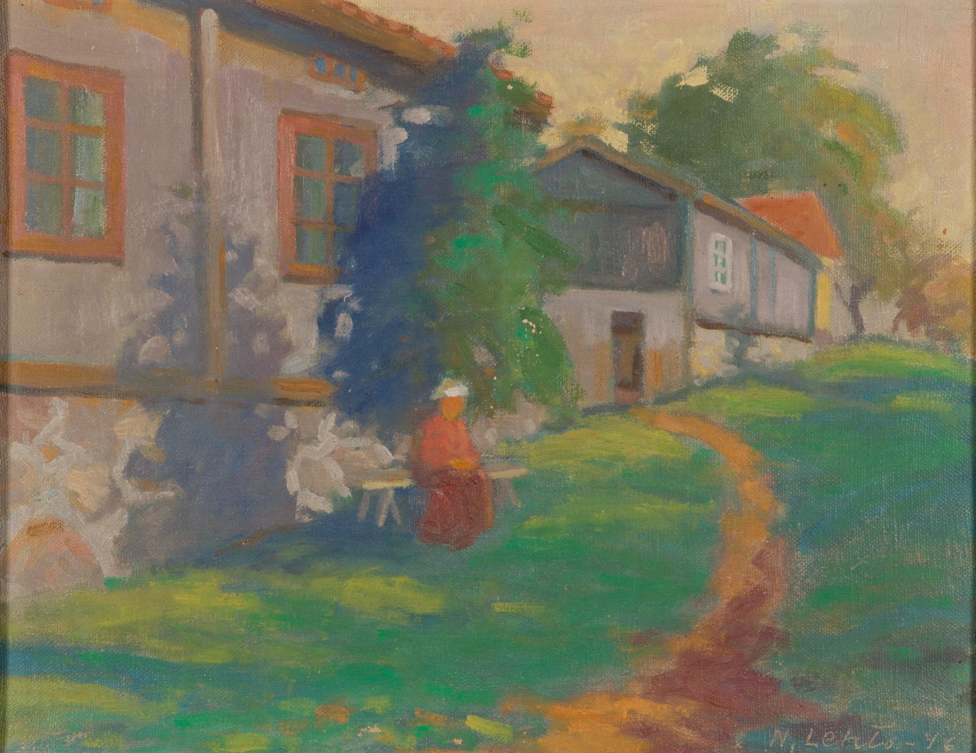 Nikolai Lehto, oil on canvas, signed and dated -46.