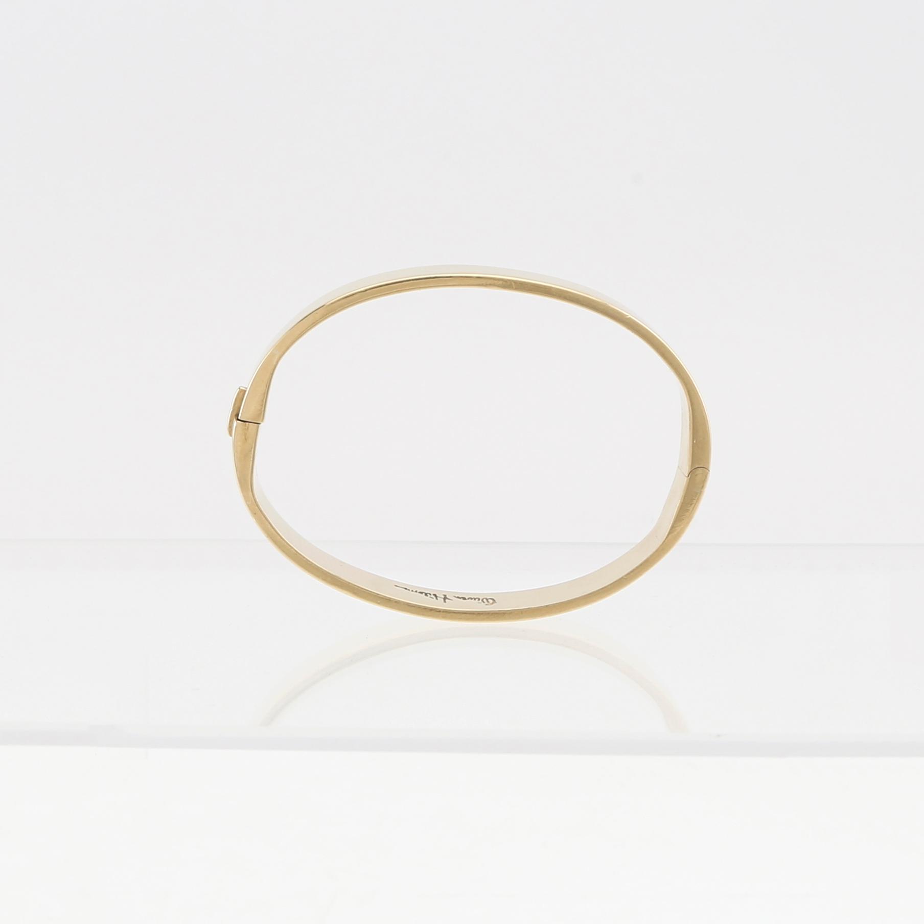 Wiwen Nilsson, armband 18K guld, Lund 1946.