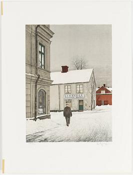 REINHOLD LJUNGGREN, 5 st, litografier, signerade samt numrerade.