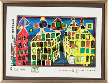 FRIEDENSREICH HUNDERTWASSER, "Look at it on a rainy day (The Regentag Portfolio)".