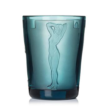 14. Kosta, "Camé no 1", a sandblasted glass vase, 1933.