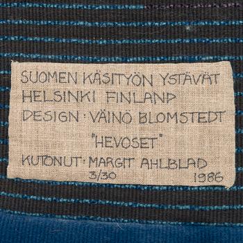 VÄINÖ BLOMSTEDT, rya, Finska handarbetets vänner. Ca 240x133 cm.