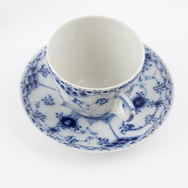 39 pieces of a 'Musselmalet' porcelain service, Royal Copenhagen, Denmark.