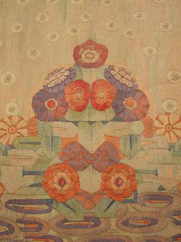 Sigrid Hjertén, a tapestry, tapestry weave, approximately 245 x 125 cm, signed AA SH 1907 HV.
