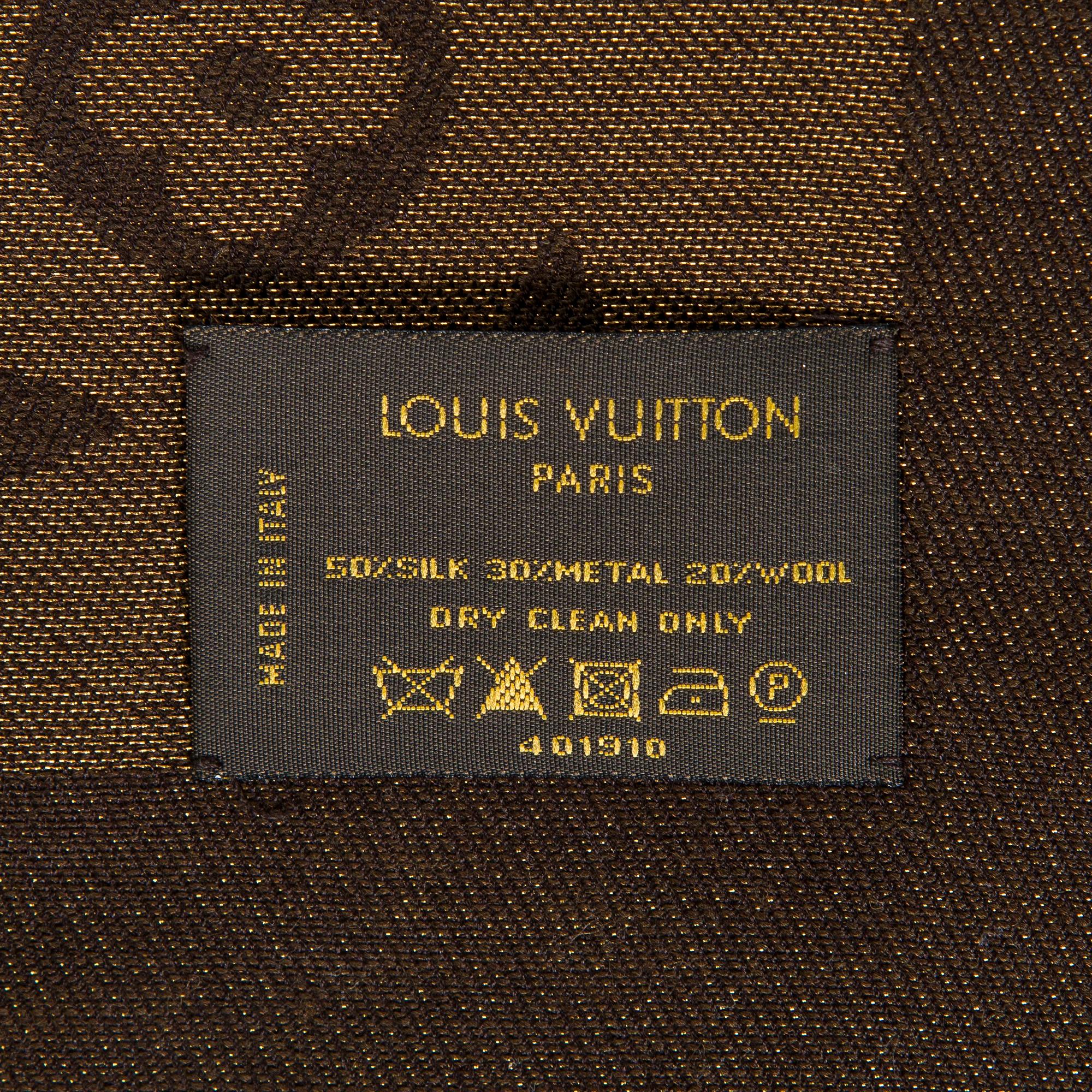 Louis Vuitton, huivi, "Monogram Shine Shawl".
