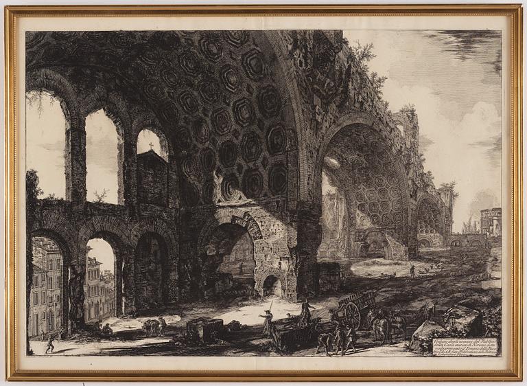 Giovanni Battista Piranesi, From: "Vedute di Roma".