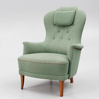 Carl Malmsten, armchair 'Grandmother', second half of the 20th century.