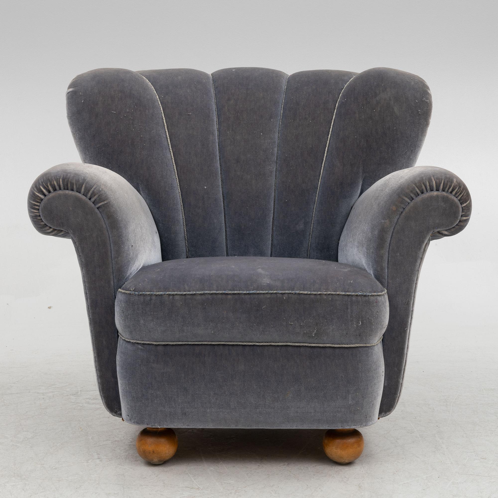 Armchair, Swedish Modern, 1950s.