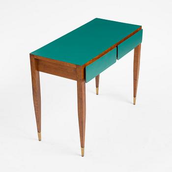 Gio Ponti, a vanity desk and chair, Giordano Chiesa or Cassina, for the Hotel Parco dei Principi, Rome, ca 1964.