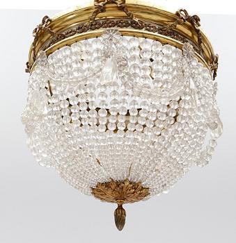LJUSKRONA, gustaviansk stil, sekelskiftet 1900. Höjd ca 80 cm.