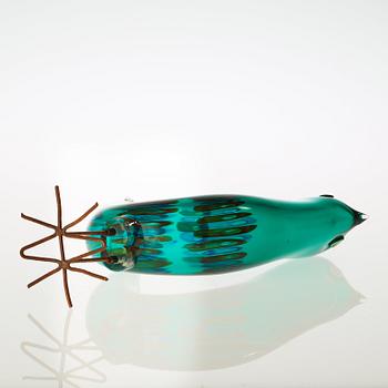 An Alessandro Pianon 'Pulcino' glass bird, Vistosi, Italy, 1960's.