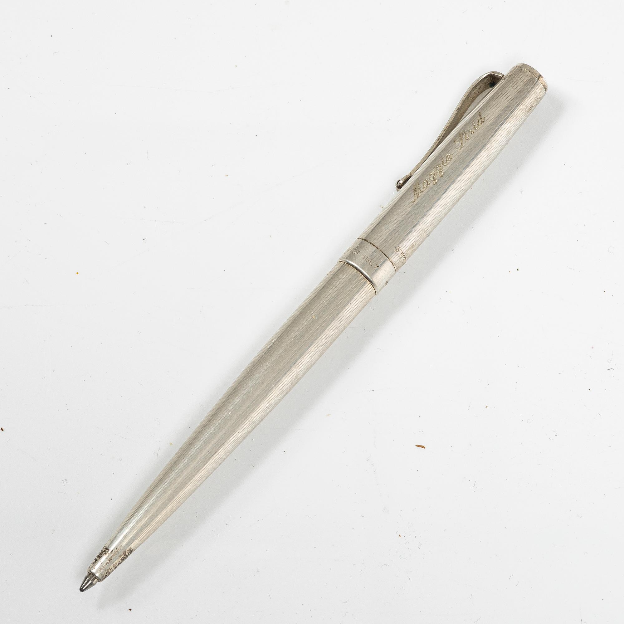 Montegrappa, kulspetspenna, sterlingsilver, Italien.