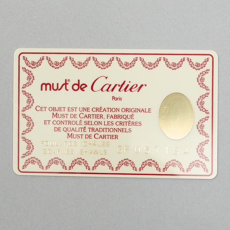 Cartier, scarf, "La Route des Indes".