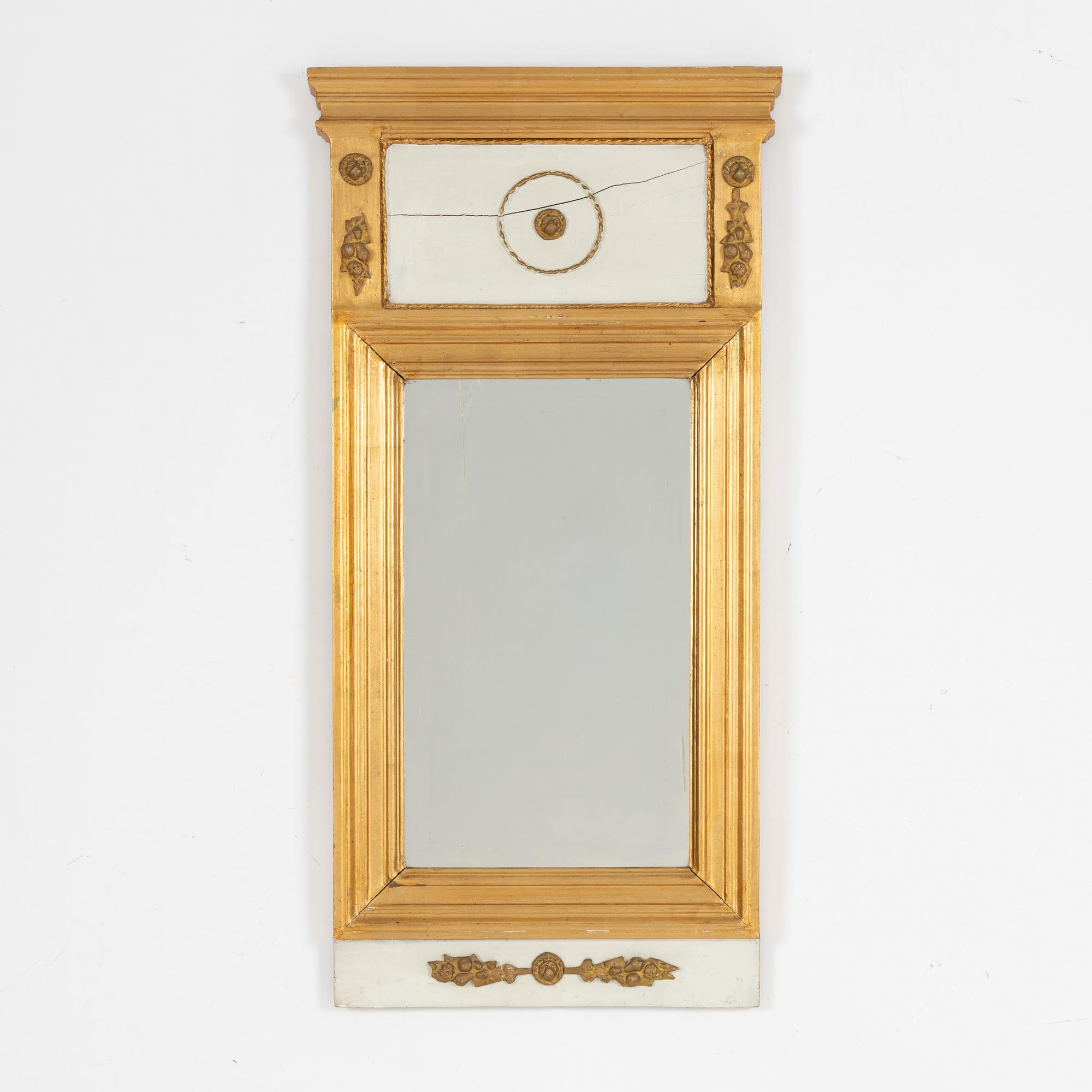 A late Gustavian style mirror, early 20th century.