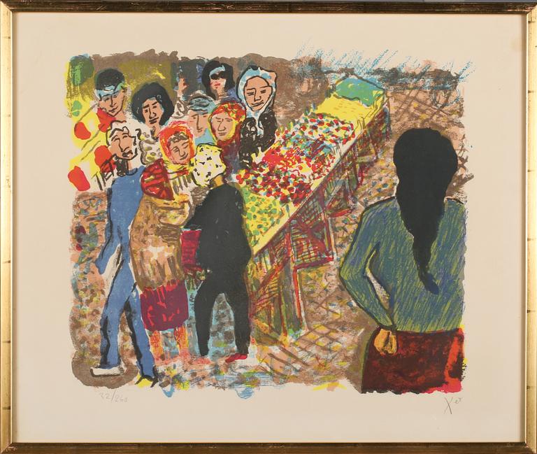 SVEN X:ET ERIXSON, färglitografi, signerad och numrerad 32/260.