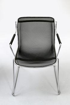 A pair of Charles Pollok Penelope chairs for Castelli 1982.