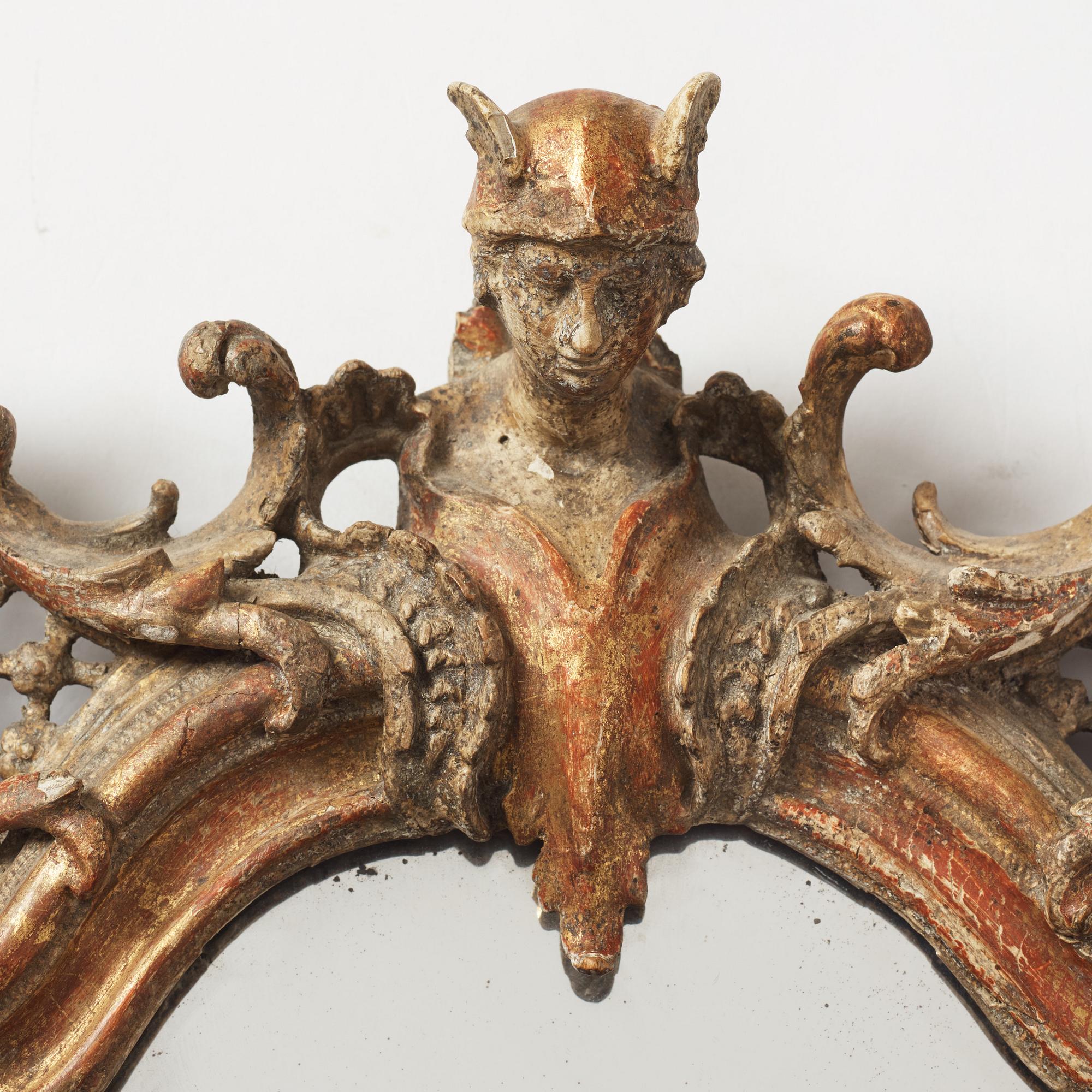 Toilettspegel, rokoko, Mellaneuropa, 1700-tal.