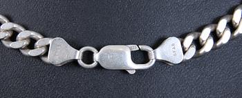 PARTI SILVERKEDJOR, 4 st, 1900-tal, 684 g.