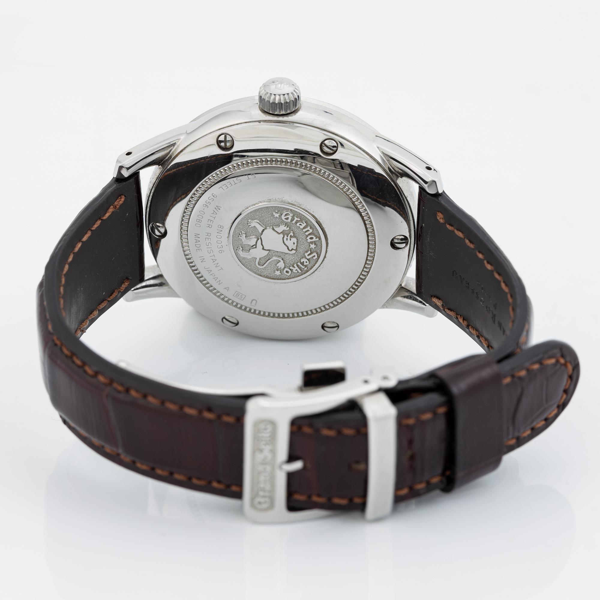 Grand Seiko, GMT, SBGM003, wristwatch, 39,5 mm.