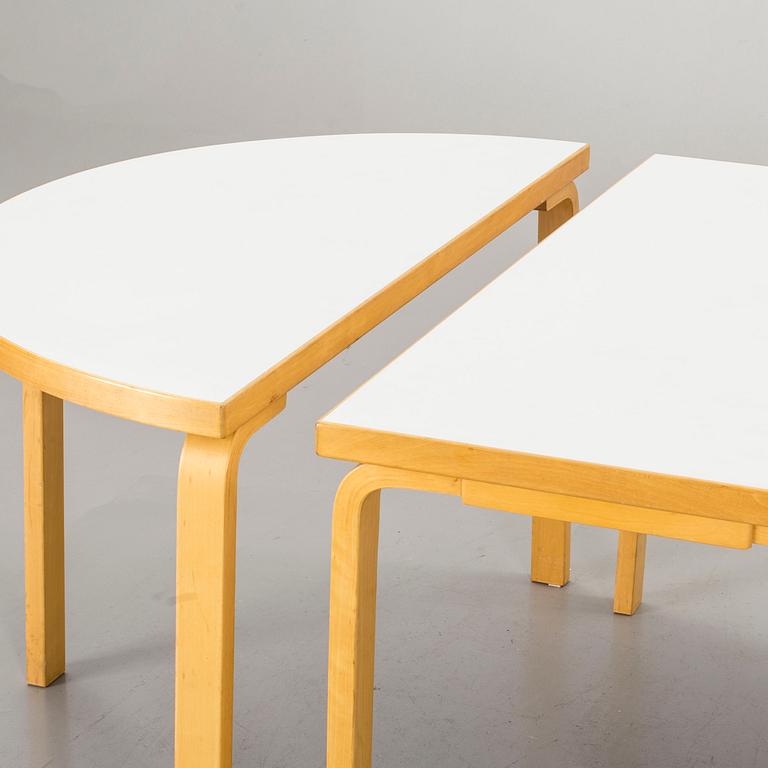 ALVAR AALTO, matbord, 3 delar, 1900-talets andra hälft/slut.