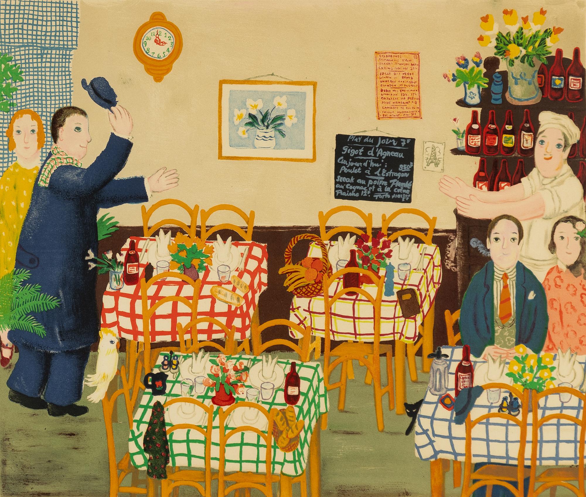 Lennart Jirlow, "Restauranginteriör".