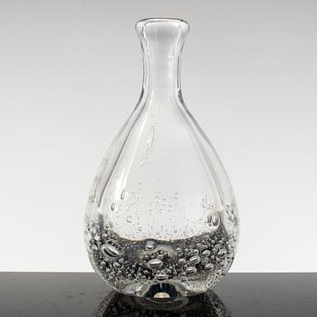 KAJ FRANCK, a glass vase, Iittala. Signed.