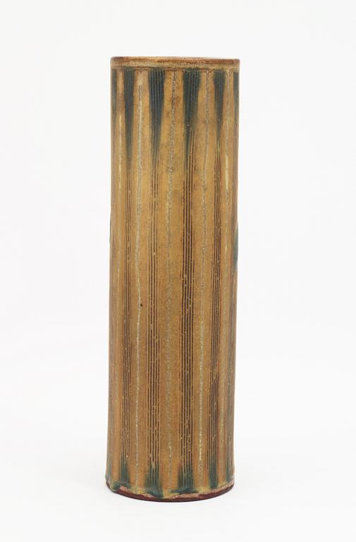 A Wilhelm Kåge 'Farsta' stoneware vase, Gustavsberg Studio 1955.