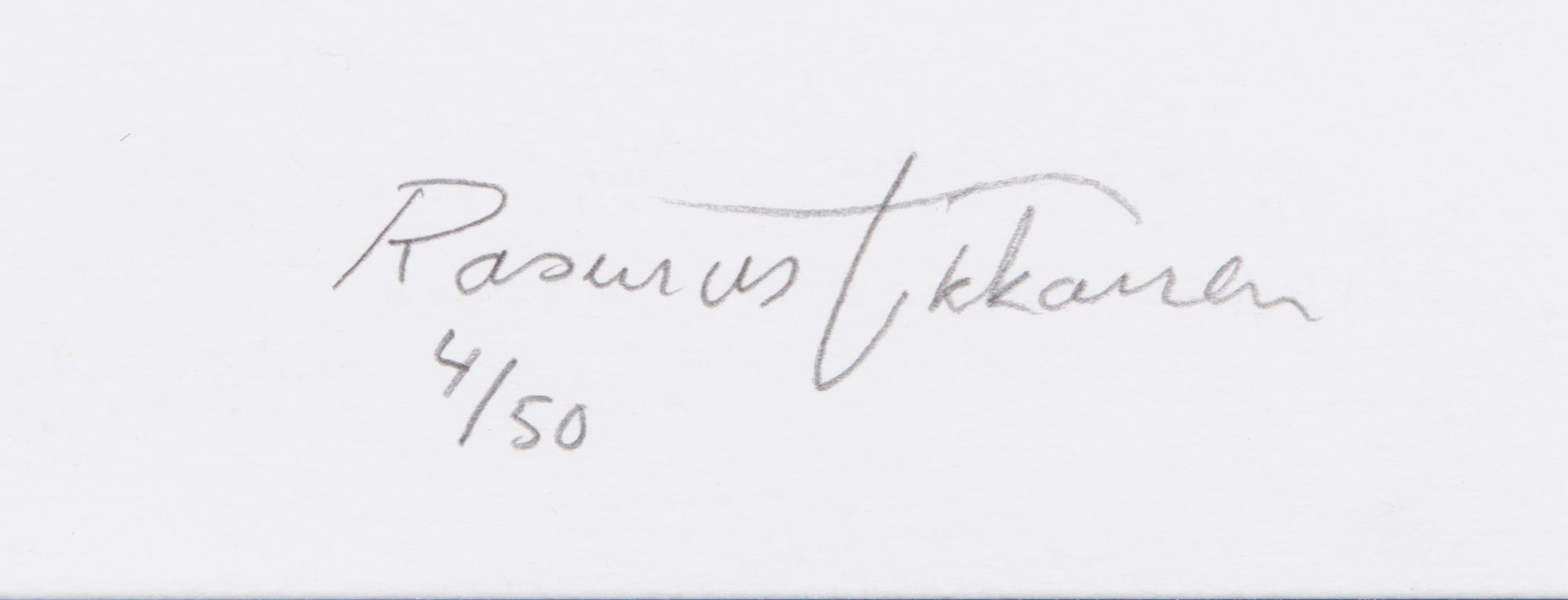 RASMUS TIKKANEN, prints, 2 pcs, signed and numbered 4/50.