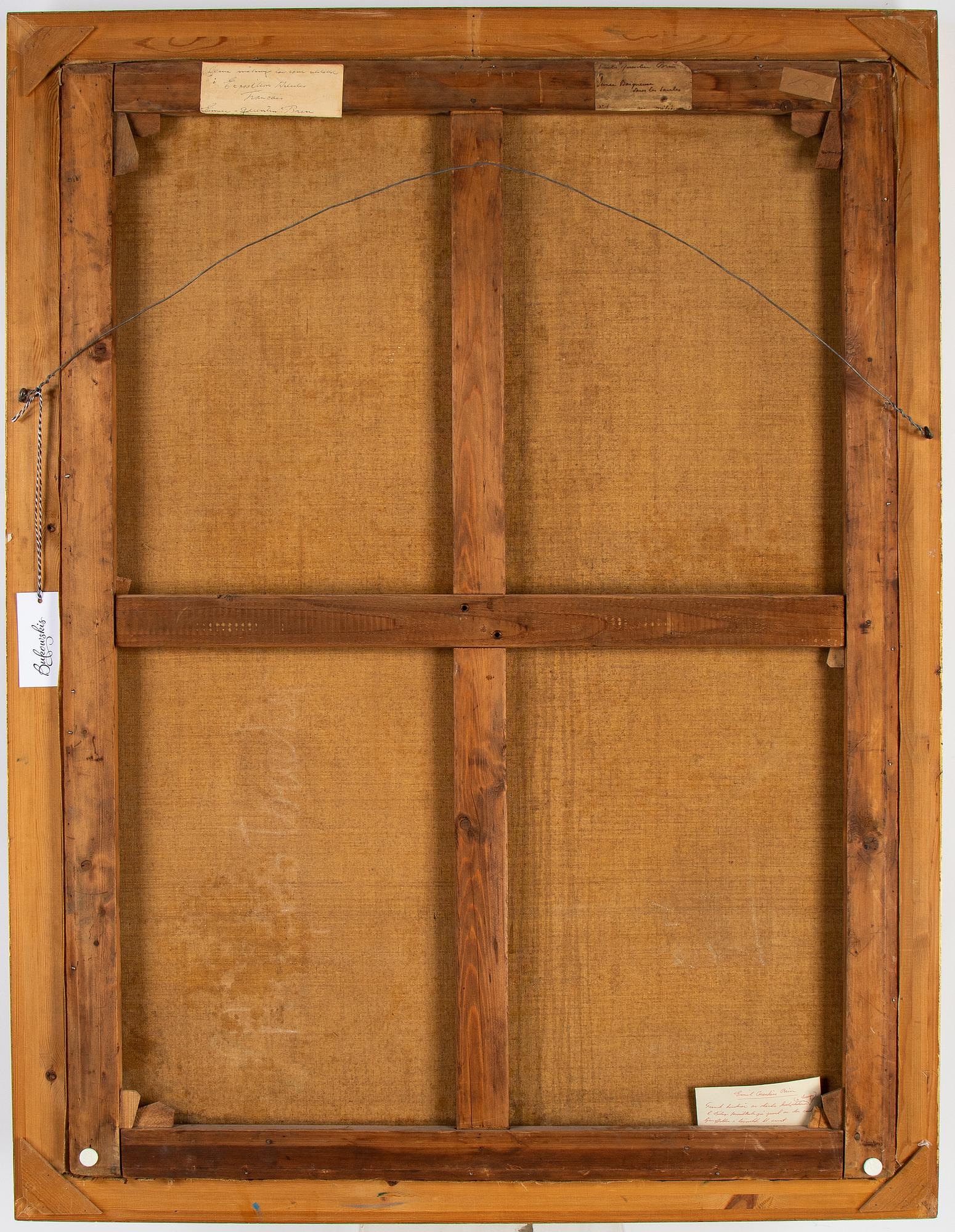 Quentin-Emile Brin, oil on canvas, signed.