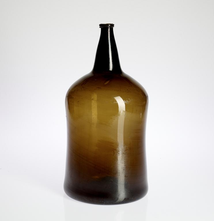 A Glass bottle. 19th century.
