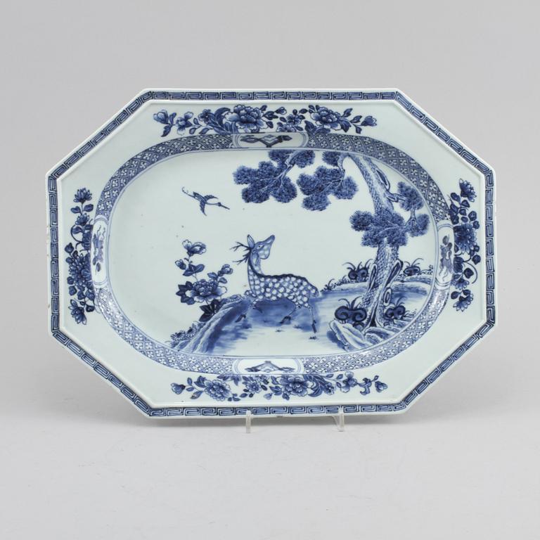 STEKFAT, porslin, Kina, 1700-tal.