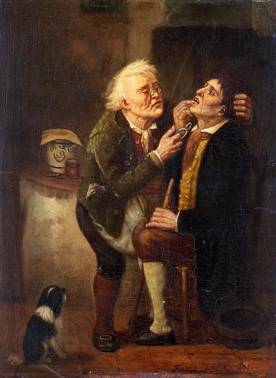 Ferdinad de Braekeleer dä, Hos tandläkaren.