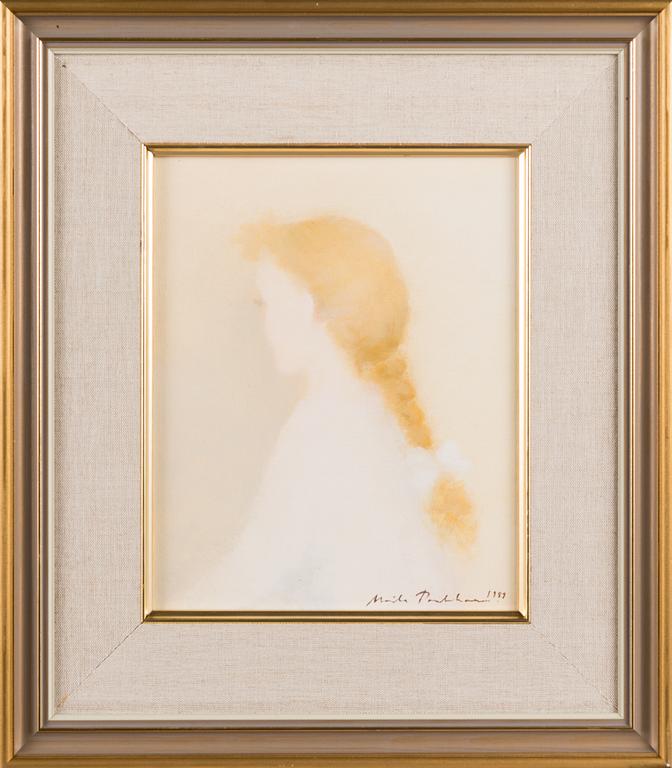MAILA PONKKONEN, oil on canvas, signed and dated 1989.