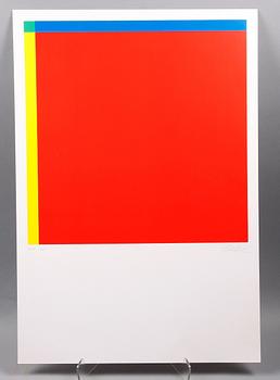 RICHARD PAUL LOHSE, litografi på kartong, sign o numr 124/180.