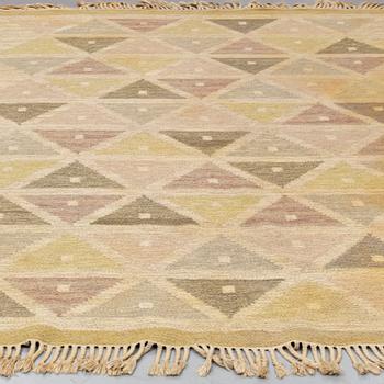SIGVARD BERNADOTTE, MATTO, "Harlequin", flat weave, ca 233 x 186 cm, signed SB.