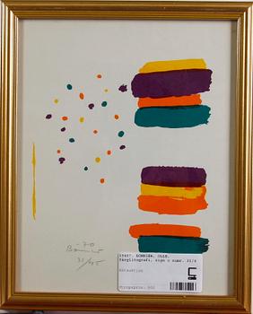 Olle Bonniér · BONNIÉR, OLLE, färglitografi, sign o numr. 31/45