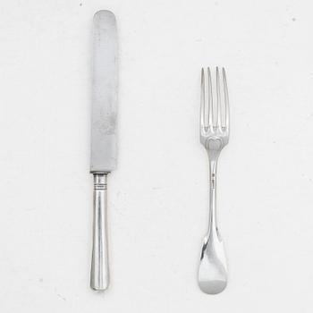Christofle, bestick, 24 delar, nysilver, Frankrike 1900-tal.