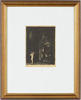 John Bauer,"En sådan eländig liten bleknos, sa Trollet".