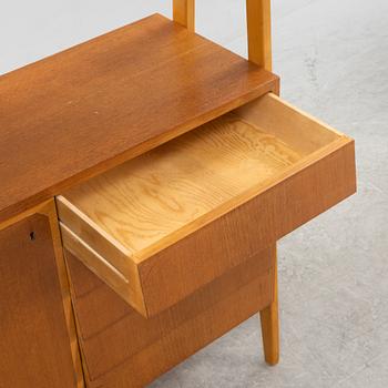 A pair of mid 20th century teak bookshelves.