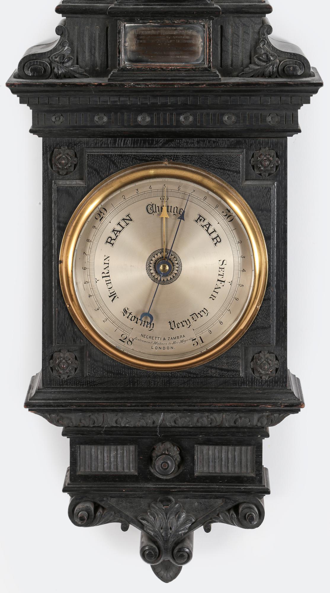 BAROMETER, Nyrenässans, 1800-tal.