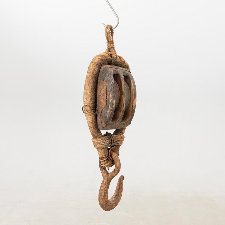 Pulley/Block from the turn of the 20th century.