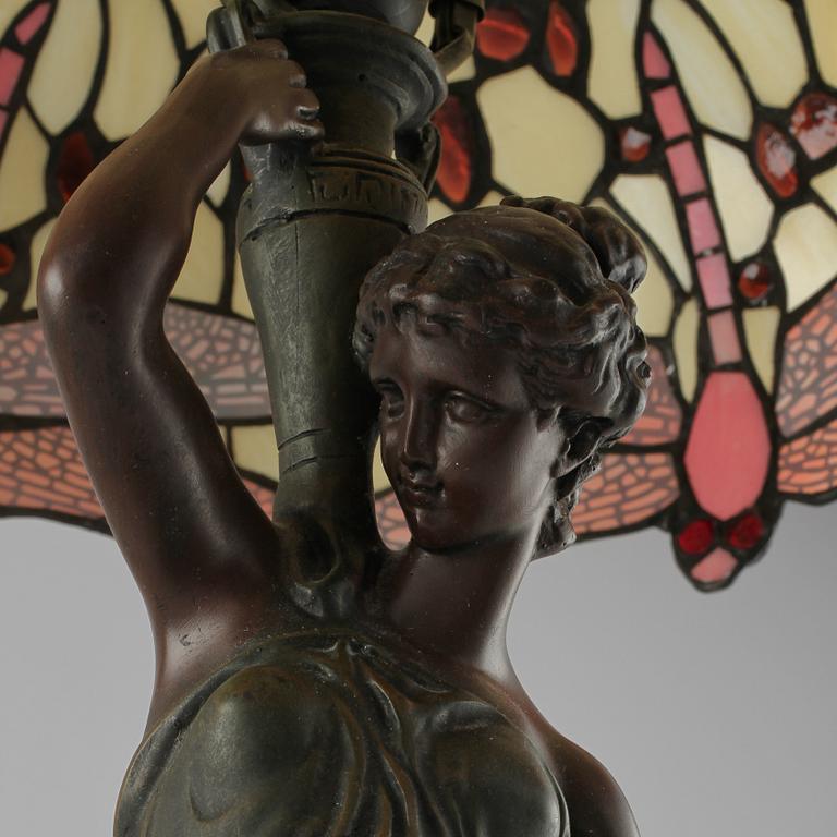 BORDSLAMPA, Belle Epoque-stil, 1900-talets andra hälft.