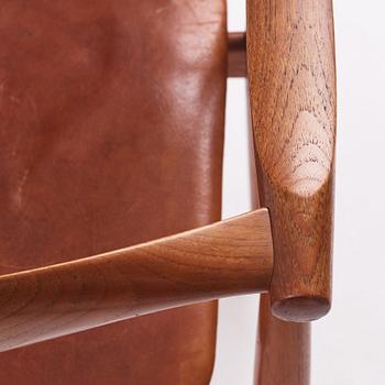 Hans J Wegner, karmstol, modell CH-35, för Carl Hansen & Son, Danmark 1950-60-tal.