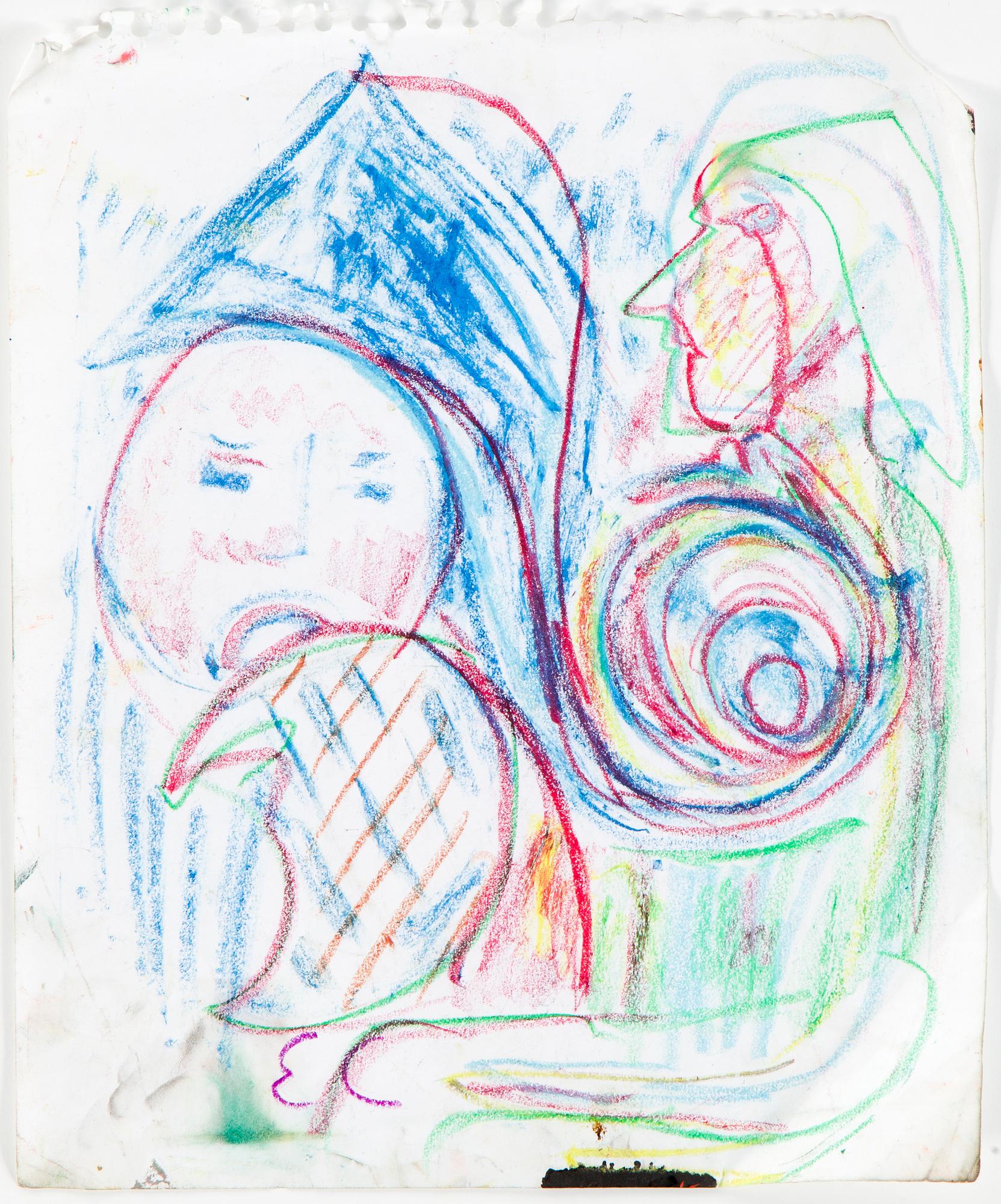 ERLAND CULLBERG, Chalk drawings, 10, signed.